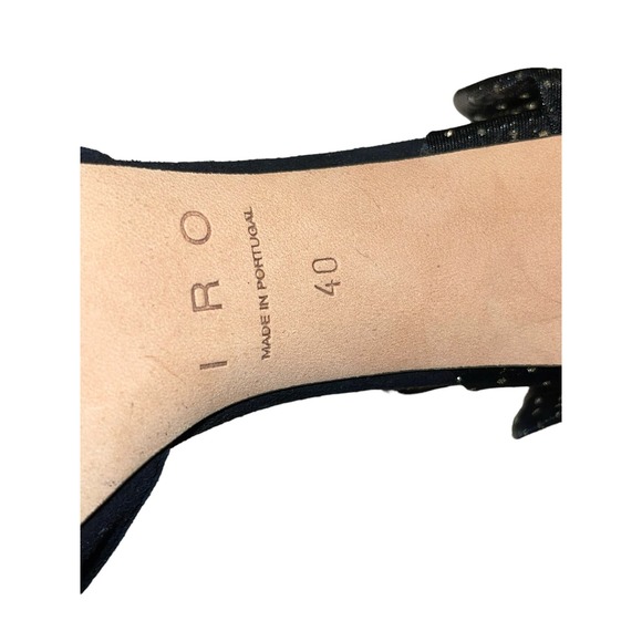 IRO Paris Quincia D’Orsay Suede and Tulle Pumps size 40 - Picture 6 of 12